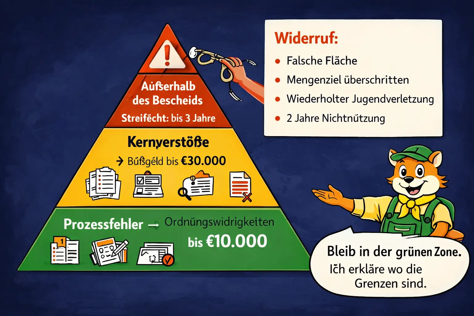 KCanG Bußgeldkatalog: €30.000 Höchststrafe, Widerrufsgründe, strafrechtliche Szenarien für Vorstände von Anbauvereinigungen