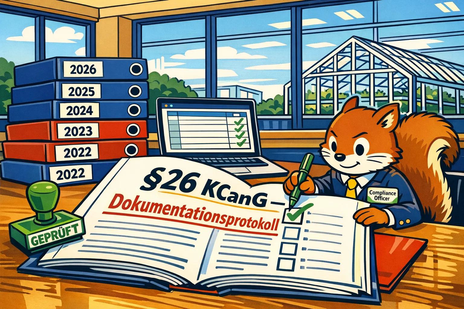 Paragraph 26 KCanG Dokumentation fuer CSC