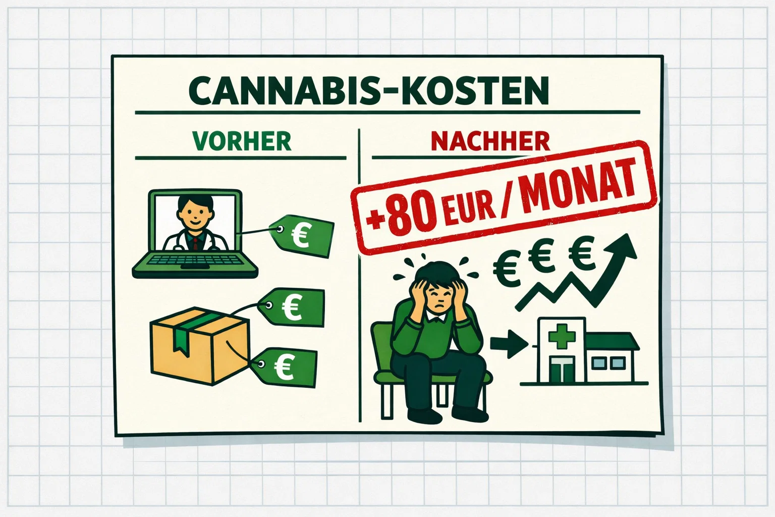 MedCanG-Entwurf: Mögliche Mehrkosten für Patienten