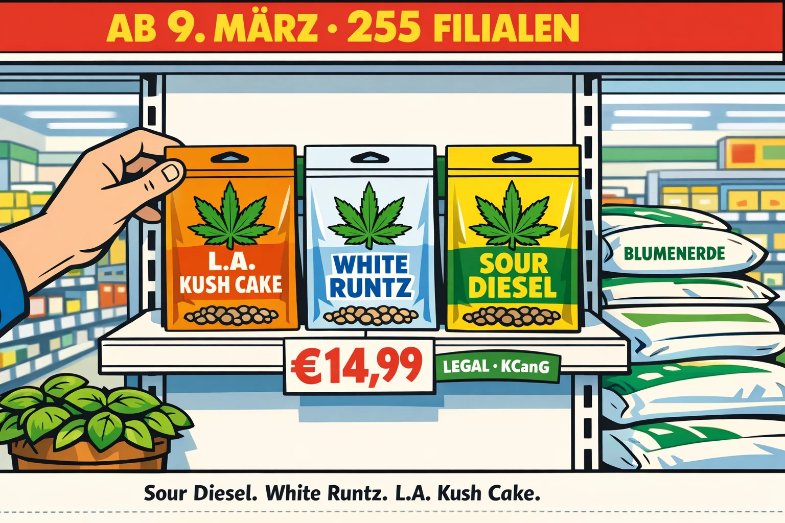 Netto verkauft Cannabis-Samen: Das Angebot im Faktencheck